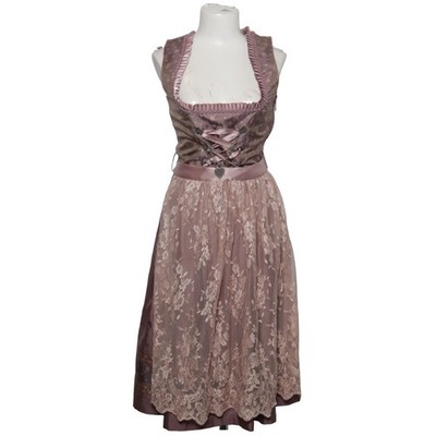 Edelnice, Dirndl, Größe: 36, Lila, Polyester, Blumen, Spitze, Damen #5Cj