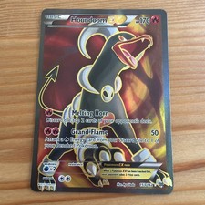 Pokémon TCG Houndoom EX Full Art Ultra Rare Card Breakthrough 153/162