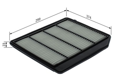 Luftfilter BOSCH F 026 400 710 Filtereinsatz für SUZUKI VITARA LY SX4 CROSS JY
