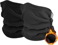 Neck Gaiter Ski Mask, Balaclava Face Mask Men, Adjustable Reusable Windproof Fac