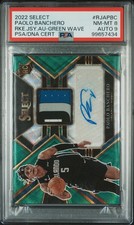 2022 PANINI SELECT ROOKIE JERSEY AUTOS #RJAPBC PAOLO BANCHERO 23/25 PSA 8 AUTO 9