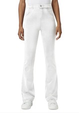 Hue Women's U24399H, High-Rise Denim Baby Bootcut Leggings - White, Large, 58