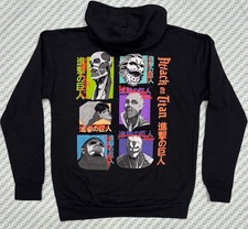 Attack on Titan Final Season double sided black hoodie sweat shirt- SIZE MD