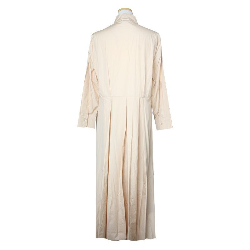 MaxMara Studio Beige Long Shirt Dress 55, Small 66 94653721
