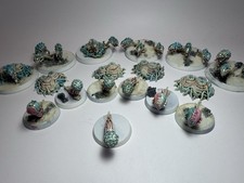 Warhammer 40K Tyranid Spore Mines & Ripper Swarms Painted Lot AB1-61