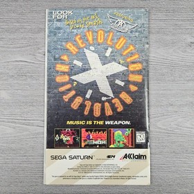 WWF WrestleMania: The Arcade Game (Sega Saturn, 1995) No Game Manual Only