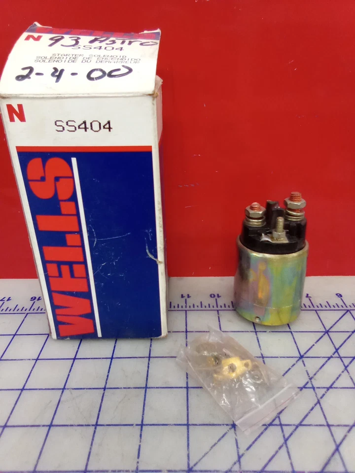 Solenoide de arranque Wells SS404, nuevo, envío gratuito Foto 2 de 4