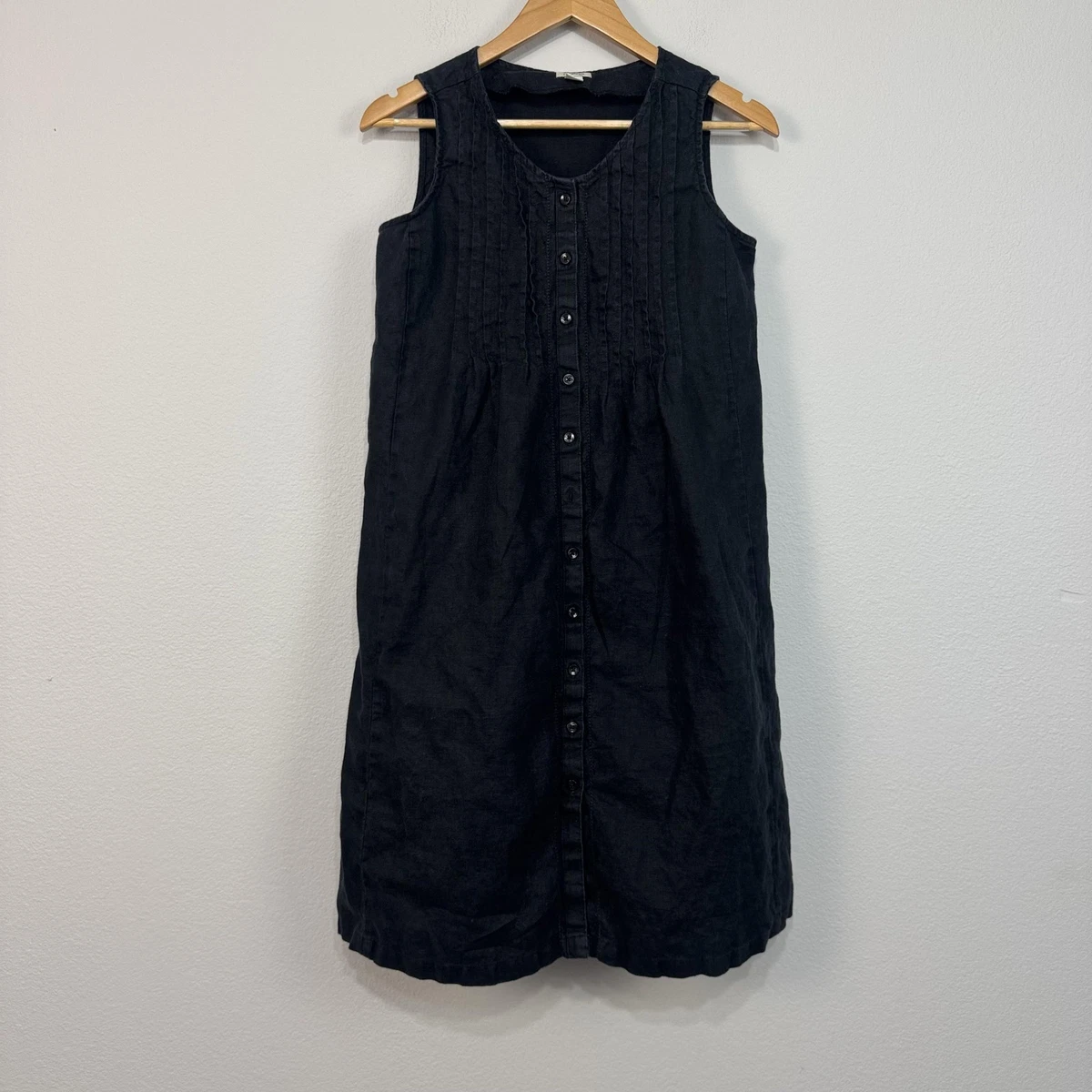 knee length dresses for ladies Vintage 90's NY&Co Yellow Linen Dress  CobbleStore Vintage