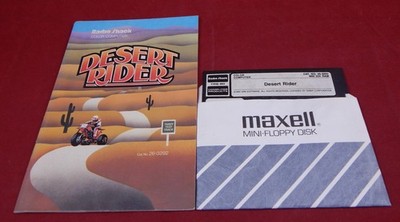 TRS-80:  Desert Rider - SRB Software 1984