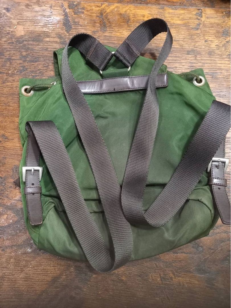 Prada Green Backpack Bag thumbnail 3