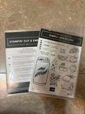 StampinUP Simply Sparkling Bundle lightly used stamps dies