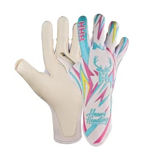 Professional Goalkeeper Gloves HHH Neon Phantom Hybrid Cut  Size 7 to 11
