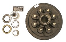 Dexter Trailer Brake Drum 12" x 2", 9/16" Stud, 8x6.5 Lug 7000# Axle USA MADE