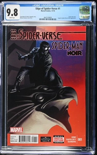 EDGE OF SPIDER-VERSE #1 (2014) - CGC GRADE 9.8 - MARVEL SPIDER-MAN NOIR APP