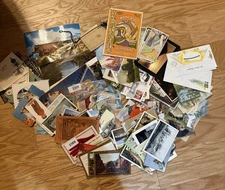 Large Lot of Ephemera Items For Junk Journals. Postcards, Trade Cards, Booklets