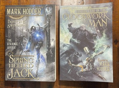 2 Mark Hodder Books Burton and Swinburne The Strange Affair & Curious Case of th