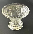 Vintage Anchor Hocking Clear Early American Base Pedestal for Punch Glass Bowl