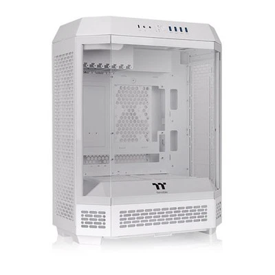 Thermaltake The Tower 600, White, Mid Tower Chassis w/ Tempered Glass Window, 2x