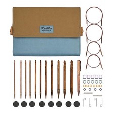 KnitPro Ginger Regal Afghan/Tunisian Crochet Hook Set 11 US Sizes E to 12mm