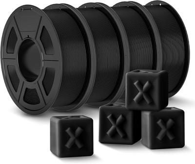 JAYO PLA+ 4,4KG Schwarz 1,75mm 3D Druck Filament Spule PLA Plus Kein Verklemmen