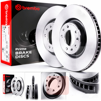 Brembo Original Bremscheiben Vorne Lancia Kappa 2 Stück 281mm 5 Löcher