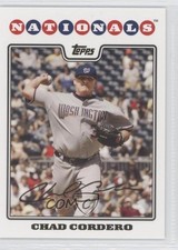 2008 Topps Gold Foil Chad Cordero #260 0b9