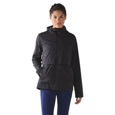 Lululemon Black Nonstop Full Zip Hooded Jacket Size 8