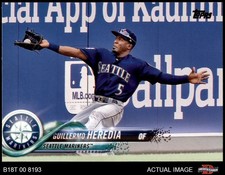 2018 Topps #522 Guillermo Heredia Mariners 8 - NM/MT