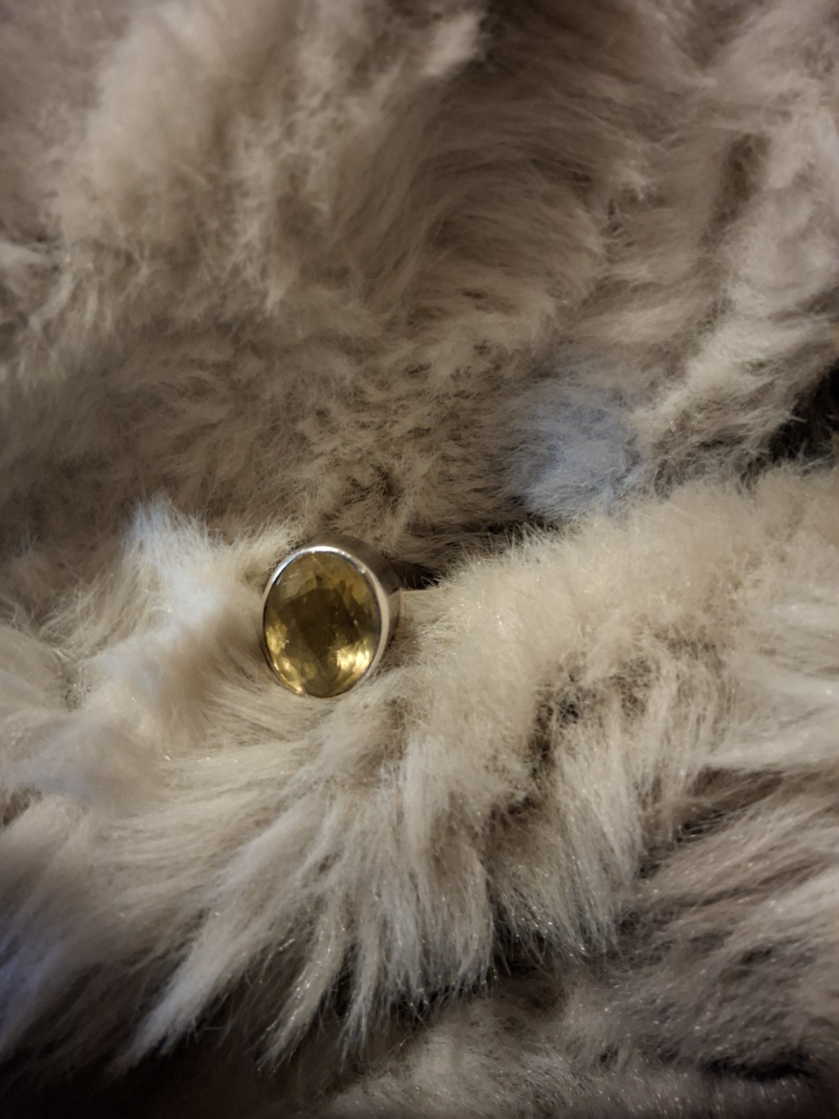 Solid Sterling Silver Handmade Citrine Gemstone S… - image 6