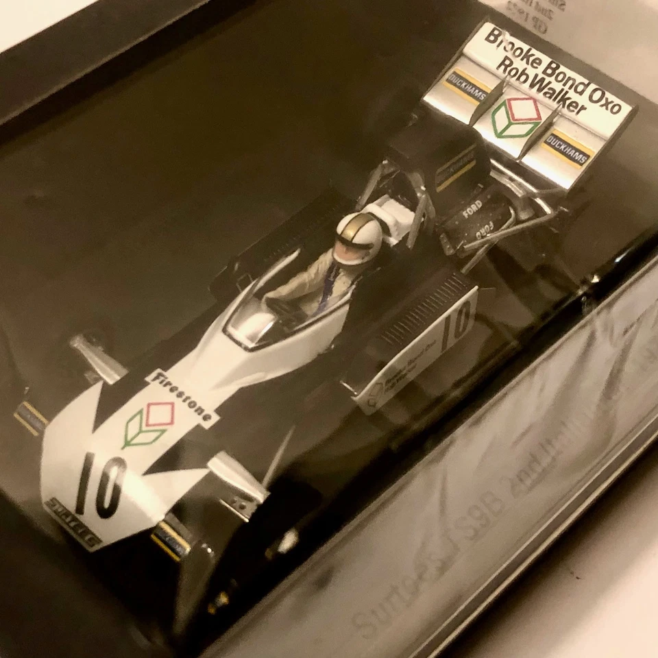 F1 1/43 Spark S3996 Surtees TS9B N°10 M.Hailwood 2nd Italian GP 1972, New - Immagine 4 di 4