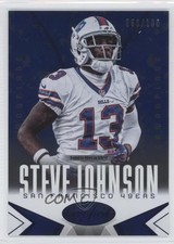 2014 Certified Hot Box Blue Camo 50/100 Steve Johnson #12 z6b