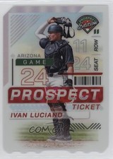 2024 Panini Prospect Edition Ticket Stub Holo Prizm 1/24 Ivan Luciano #103 8d2