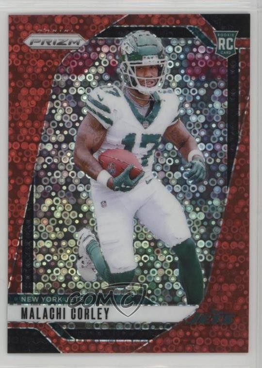 2024 Panini Prizm Rookies No Huddle Red Prizm 59/75 Malachi Corley #369 0m89