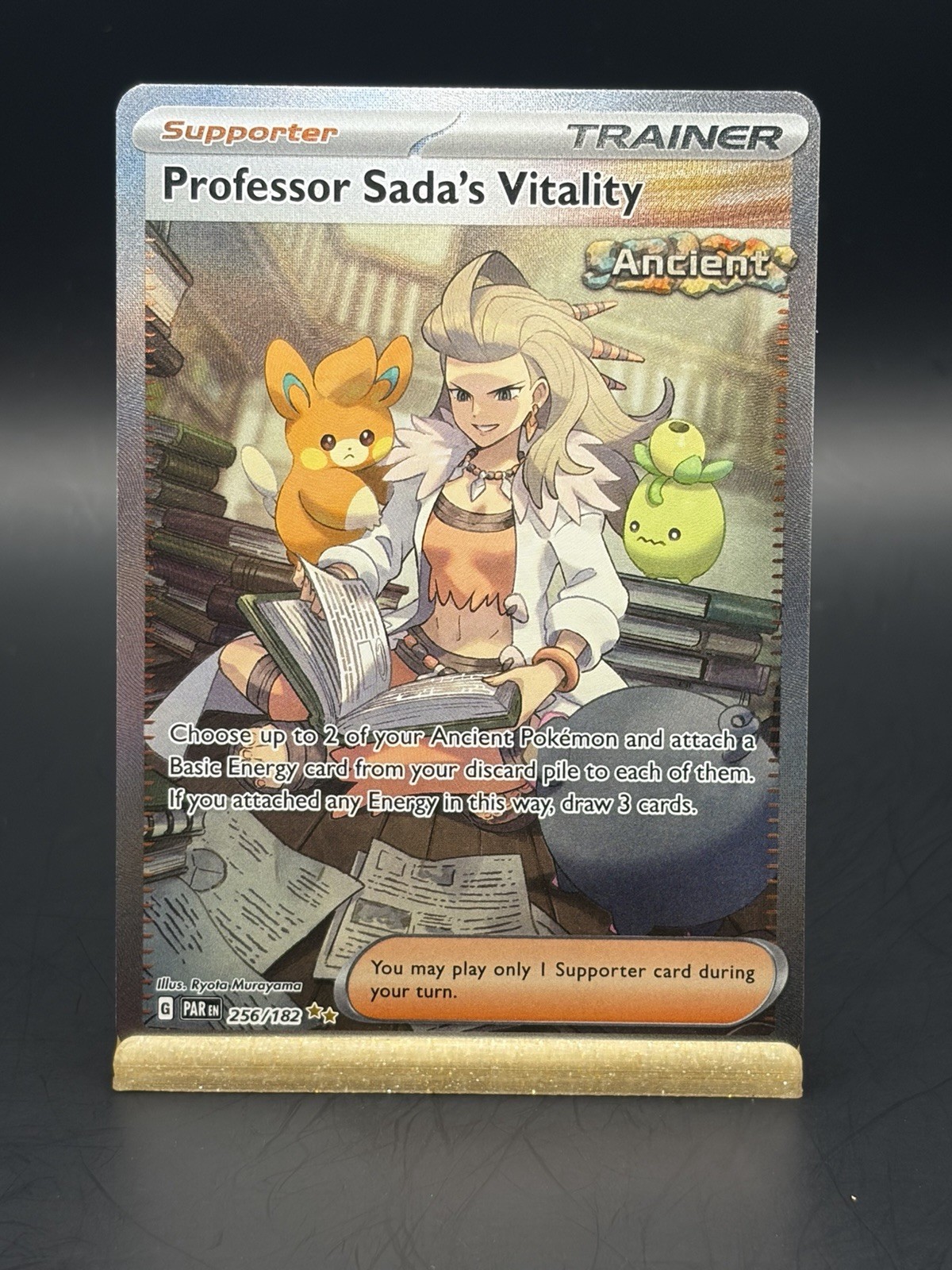 Pokemon Professor Sada's Vitality 256/182 Paradox Rift Mint Illustration Rare