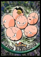 Pokemon Cards Exeggcute #102 Topps Trading Cards HOLO Series 2 LP *1