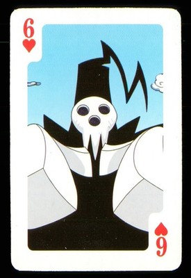 1 x Spielkarte Soul Eater Anime Figuren - 6 of Hearts ZT 87