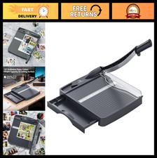 12" Heavy Duty Paper Cutter Trimmer - Cuts 12-16 Sheets, Ideal for Crafts Cl