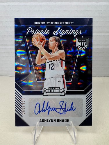Ashlynn Shade #AS 2024 Panini UConn Contenders Private Signings card