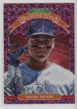 2020 Donruss Optic Diamond Kings Pink Velocity Prizm /199 Rafael Devers #16 04br