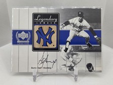 2000 UD Yankee Legends Bucky Dent GOLD Legendary Lumber Game Used Bat A