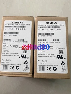 1 pC new open-box frequency converter, Model: 6SL3211-0KB13-7UB1 。Y
