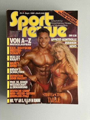 Sport Revue, 9 1989,Fitness, Muskelaufbau, Bodybuilding, Vintage