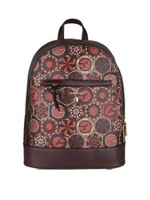 Gattinoni Zainetto donna con stampe geometriche - bordeaux