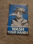 Vintage tin Sign Wall Art Plague Doctor Art Print Plague Doctor Gift Wall Decor
