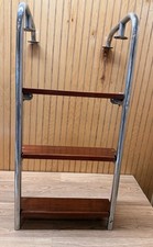 Vintage 1950’s 1960’s Century Resorter Ladder Marine Boat Swim 3 Step Ladder