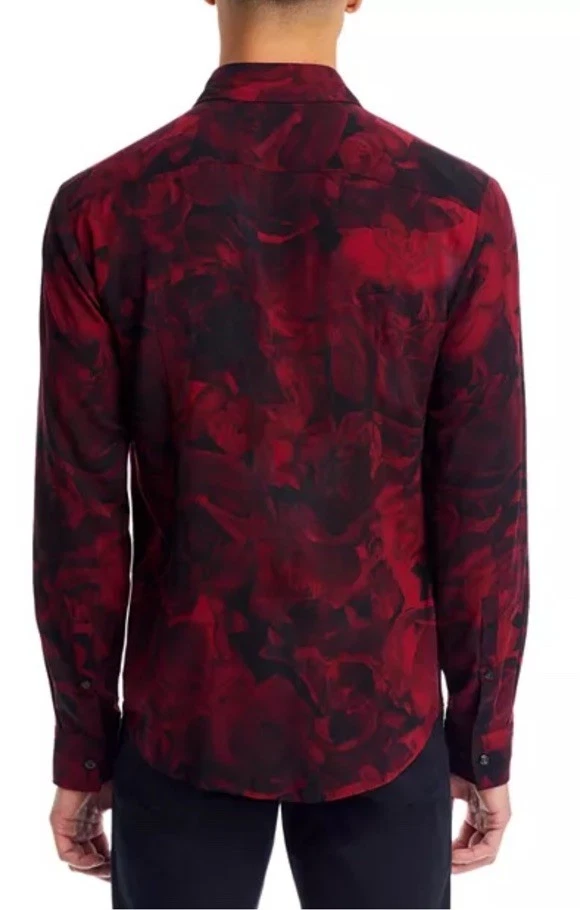 HUGO Ermo 休闲修身长袖纽扣前衬衫中号 — 第 4/4 张图片