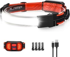 LED Headlamp Flashlight, 1000lumens 230° Broadbeam Headlight, USB Rechargeable