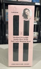 Luckybear Heatless Overnight Jumbo Flexi Rods  Sleeping Scarf - 4 Pieces
