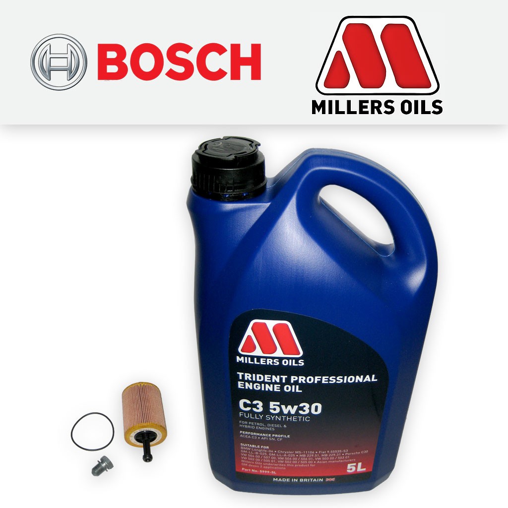 SERVICE KIT for SKODA FABIA (5J) 1.4 TDI OIL FILTER +5w30 LL OIL (2007-2010)