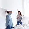 Decorative Pillow Inserts for Bed, Sofa Couch, White